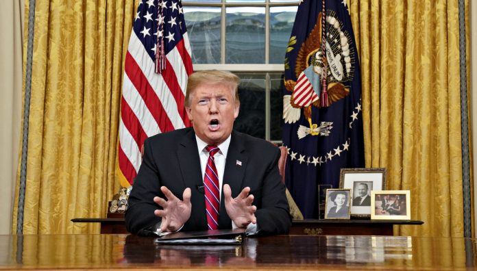news on international politics Trump-nation-address-9-Jan-2019