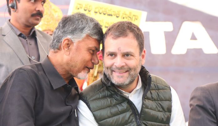 chandrababu naidu- rahul gandhi chandrababu naidu- rahul gandhi