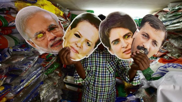 lok sabha election 2019.mask of politician lok sabha election 2019.mask of politician